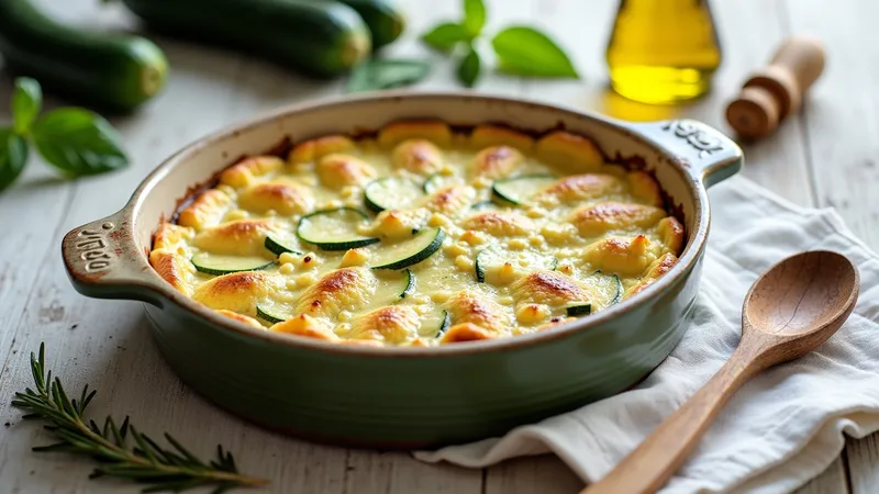 Courgette Gratin with Lactose-Free Milk