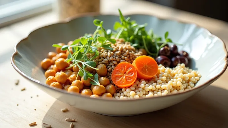 Millet Buddha Bowl with Roasted Chickpeas and Carrots