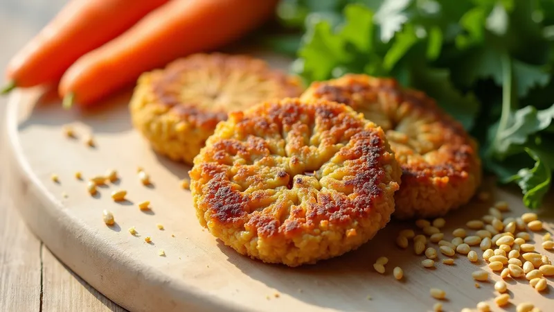 Galettes de quinoa et carottes au four — recette gut-friendly