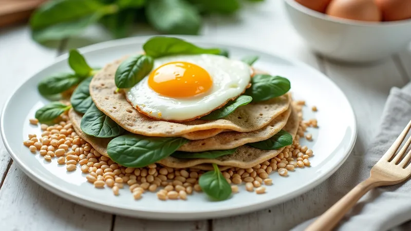 Savoury Buckwheat Crêpes with Egg and Spinach: A Gut-Friendly, Gluten-Free Recipe