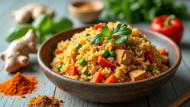 Gentle Nasi Goreng with Basmati Rice and Chicken — Gut-Friendly Version