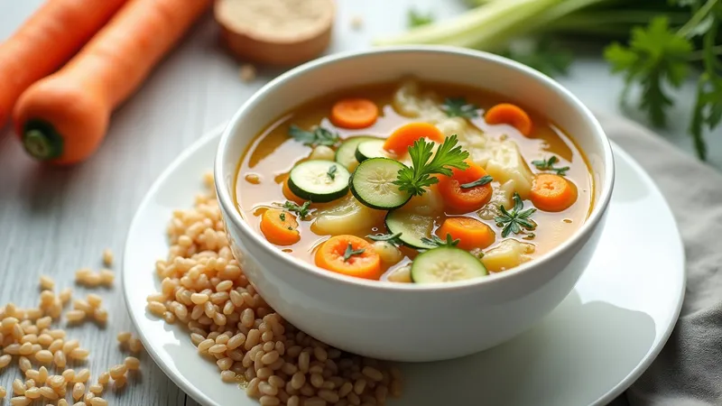 Soupe de riz et légumes "sensitive stomach" — douce, nourrissante et gut-friendly