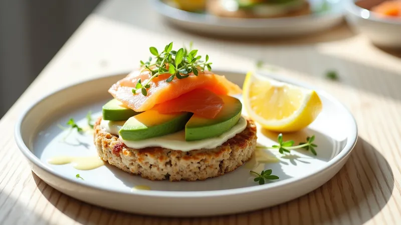 Wholegrain Rice Cakes with Avocado and Smoked Salmon – A Gut-Friendly Recipe