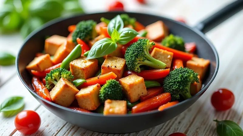 IBS-Friendly Vegetable & Smoked Tofu Stir-Fry